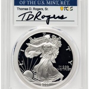 2001-W Modern Bullion Coins (2001-W Proof Silver Eagle 1 oz TD Rogers)