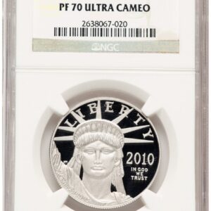 2010-W Modern Bullion Coins (2010-W Proof Platinum Eagle 1 oz Brown Label)