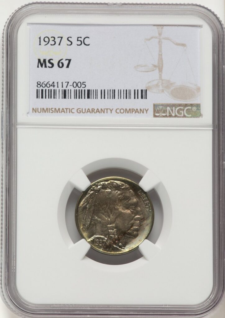 1937-S Buffalo Nickels (1937-S 5C)