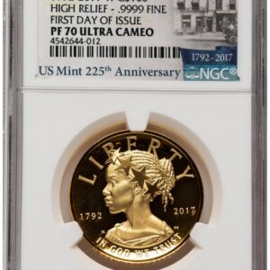 2017-W Modern Bullion Coins (2017-W G$100 American Liberty High Relief, DC FDI 225th Anniversary Label)