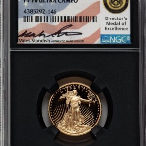 2016-W Modern Bullion Coins (2016-W Proof Gold Eagle 1/4 oz Miles Standish Blk Core)