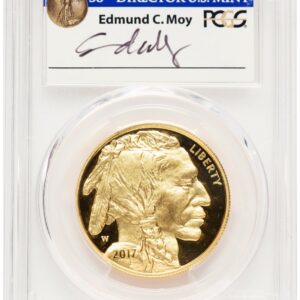 2017-W Modern Bullion Coins (2017-W Proof Gold Buffalo 1 oz FDI Ed Moy Washington DC)