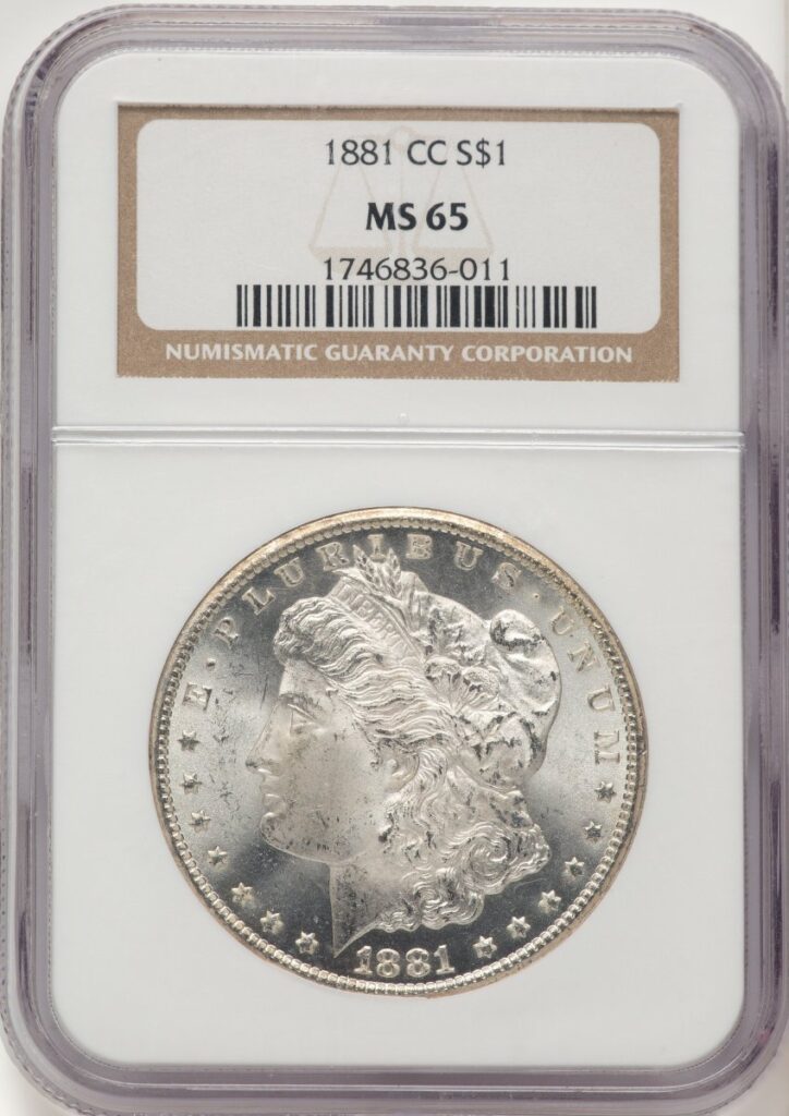 1881-CC Morgan Dollars (1881-CC S$1)