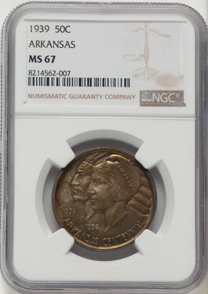 1939 Commemorative Silver (1939 50C Arkansas, MS)