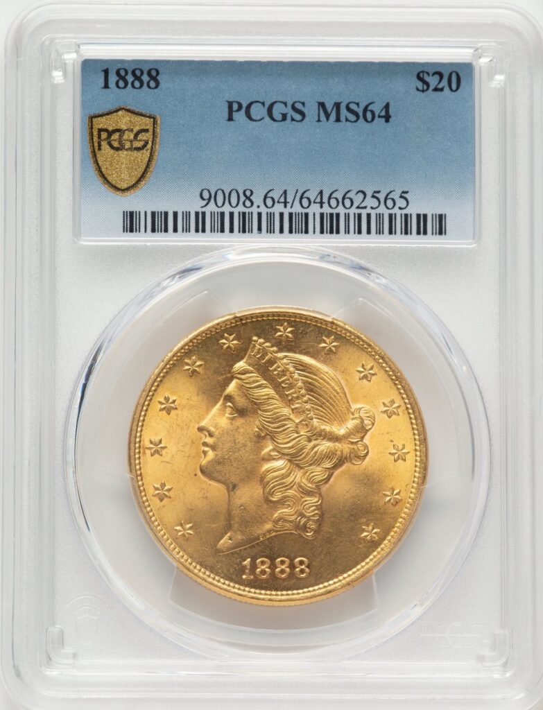 1888 Liberty Double Eagles (1888 $20 PCGS Secure)