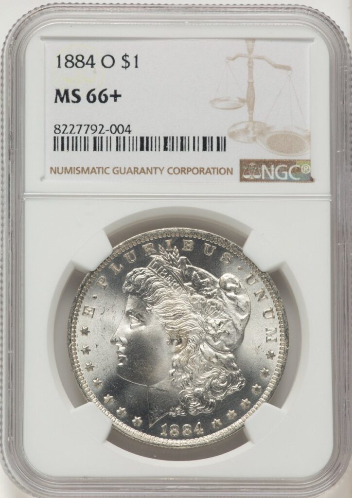 1884-O Morgan Dollars (1884-O S$1 NGC Plus)