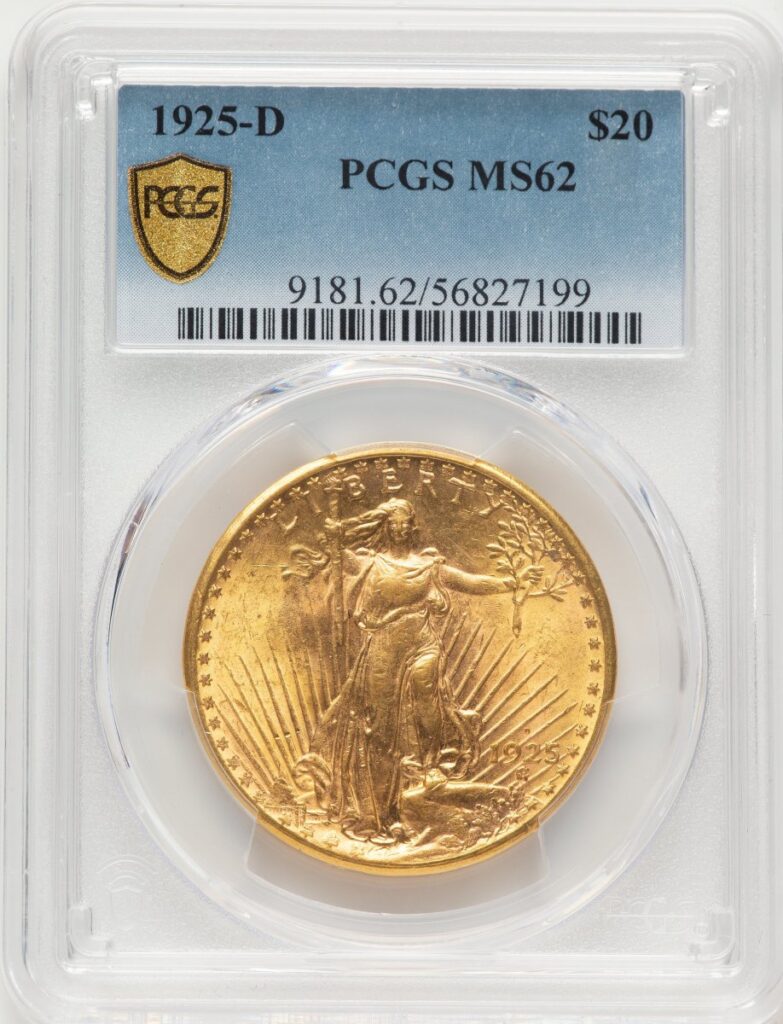 1925-D Saint-Gaudens Double Eagles (1925-D $20 PCGS Secure)